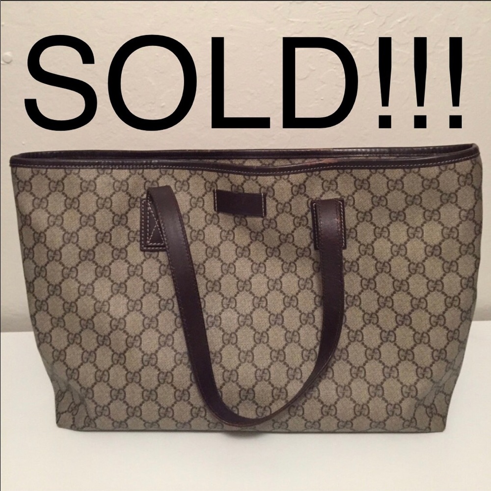 Authentic Gucci tote. SOLD AS OF 10/3/18!!!!